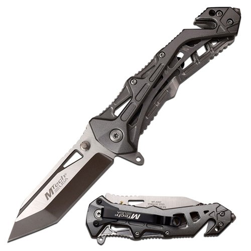 Mtech Mt-A997Bgy Spring Assisted Folding Knife