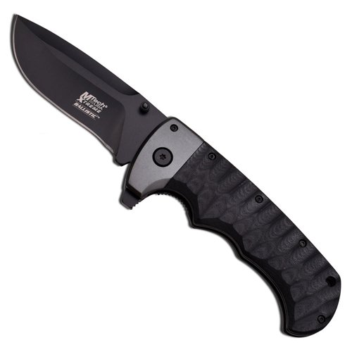 Mtech USA Xtreme 3 MM Black Blade Spring Assisted Folding Knife