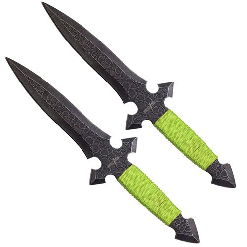 Master Cutlery Perfect Point PP-091-2GN Throwing Knife Set