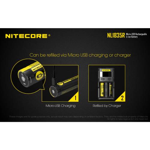 Nitecore Rechargeable 3500mAh Battery
