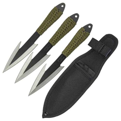 Throwing Knife Set Arrowhead with Sheath