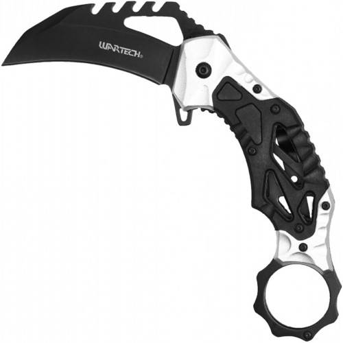 Upgrade your gear with the Neptune Chromium Steel Folding Karambit in sleek black. Versatile, durable, and perfect for everyday carry. Get yours now!