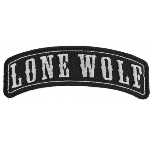 Lone Wolf Rocker Small Patch 