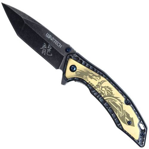 Assisted Steel Pocket Dragon Knife 