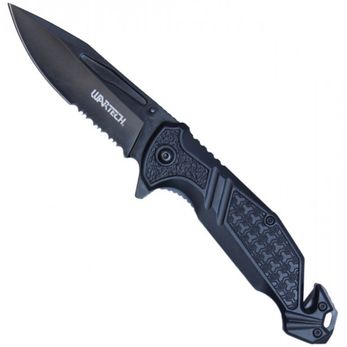 Neptune Wartech Half-Serrated Spear Point Knife