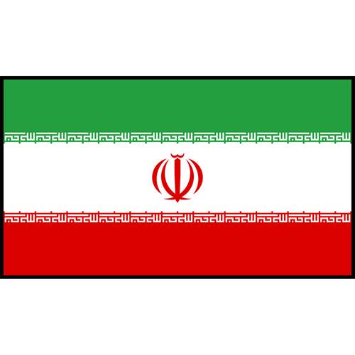 Flag Printed Patch - Iran