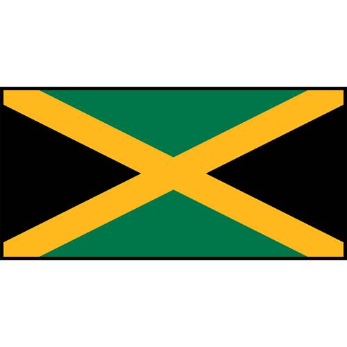 Flag Printed Patch - Jamaica