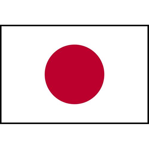 Flag Printed Patch - Japan