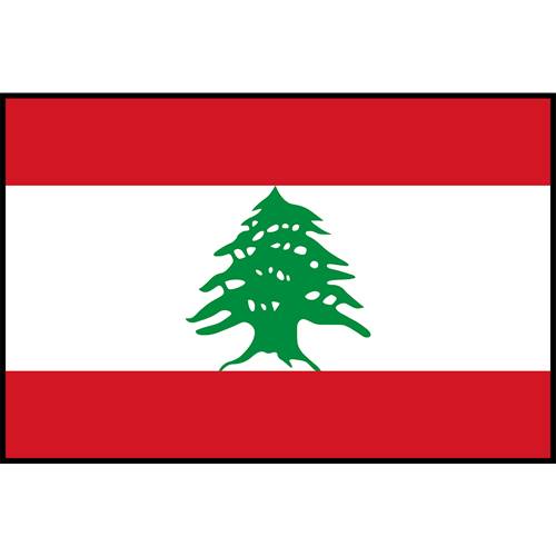 Flag Printed Patch - Lebanon