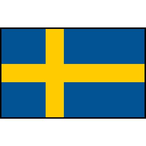 Flag Printed Patch - Sweden