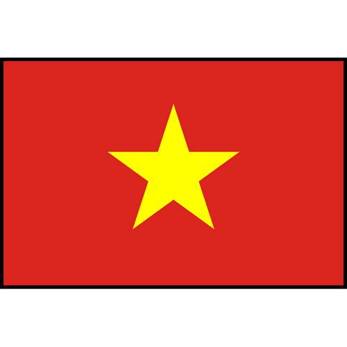 Flag Printed Patch - Vietnam