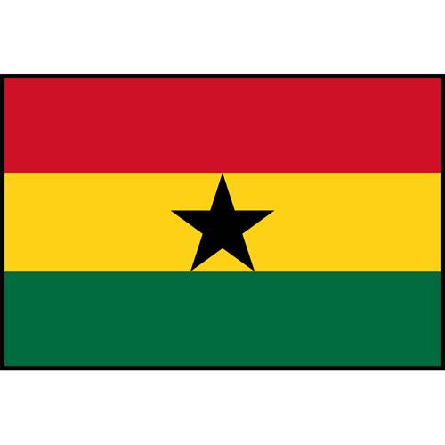 Flag Printed Patch - Ghana