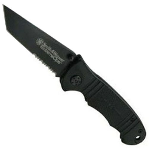 Smith & Wesson Extreme Ops. Notched Tanto Knife - Serrated
