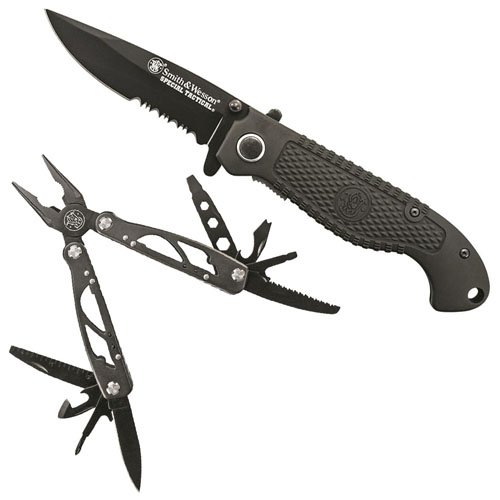 S&W 2pc Multi-Tool and Folding Knife Kit