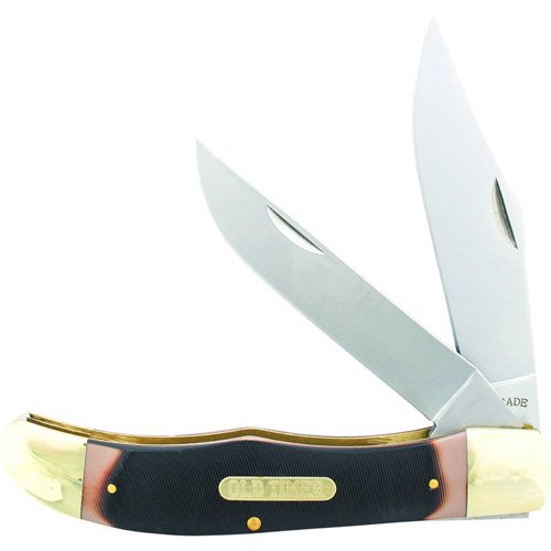Schrade 25OT Old Timer Sawcut Handle Folding Blade Knife