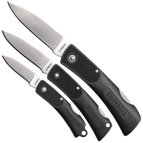 Schrade Imperial IMPCOM6CP Plastic Handle Folding Knife 3 Pcs Pack