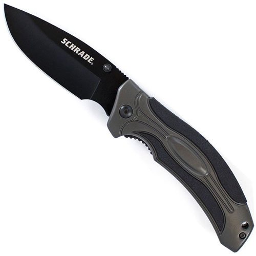 Schrade Liner Lock Black 9Cr14mov High Carbon Stainless Steel Blade