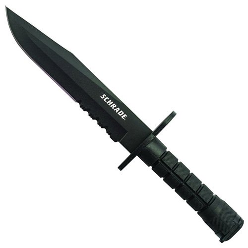 Schrade Extreme Survival Double Edged Partially Serrated M-9 Bayonet Survival Knife