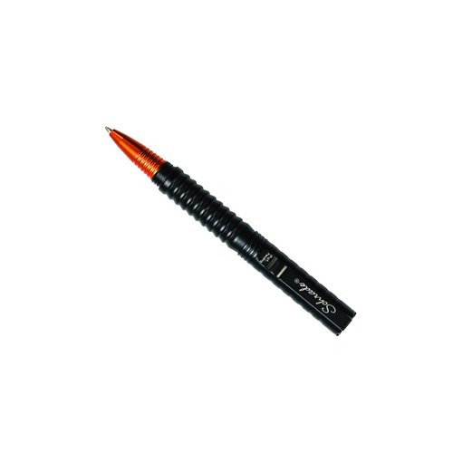Schrade MATTE Black-Orange Tactical Rescue Pen Glass Breaker Seat Belt Cutter.