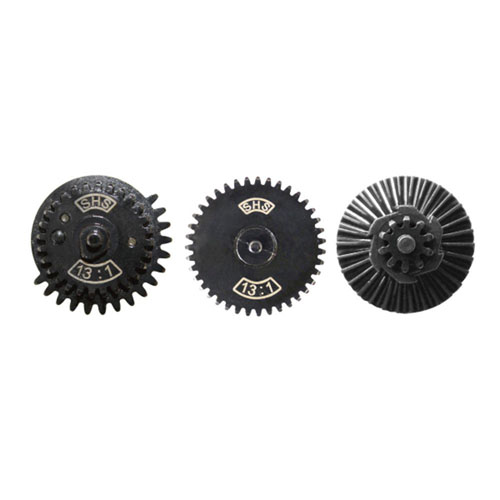 CNC Machined Steel Airsoft Gear Set - Ratio 13:1