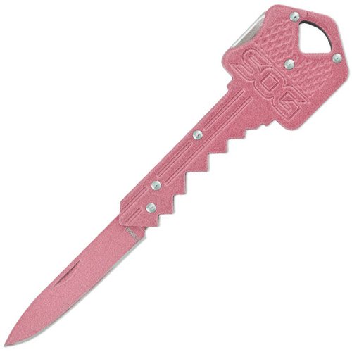 Sog Key Pink Folding Knife