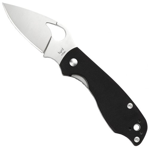 Byrd Crow 2 CTS-BD1 Steel Blade Folding Knife - Black