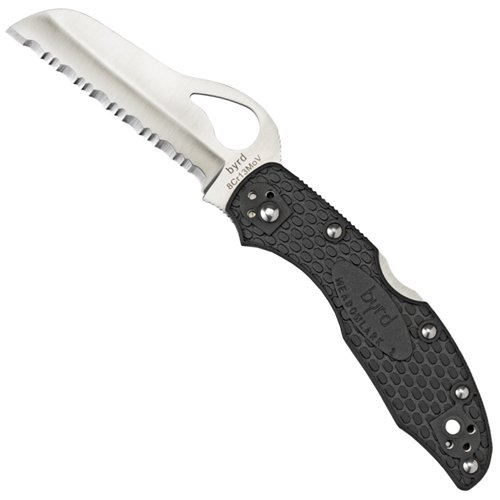 Meadowlark2 Black FRN Handle Rescue Knife