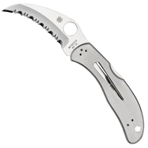 Spyderco Harpy Hawkbill Style Folding Blade Knife