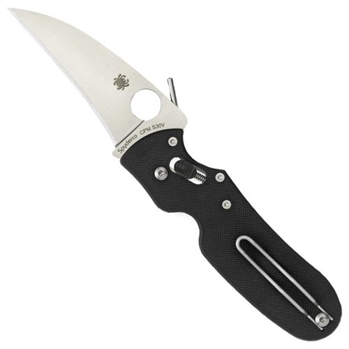 Spyderco P'Kal Plain Edge Folding Knife - Black