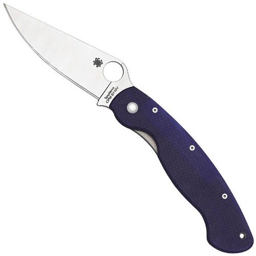 Military Model Midnight Blue G-10 Handle Folding Knife