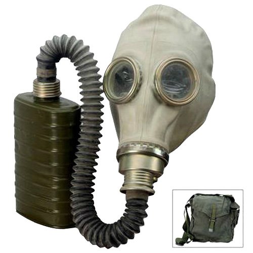 Polish Military M41 Gas Mask Kit
