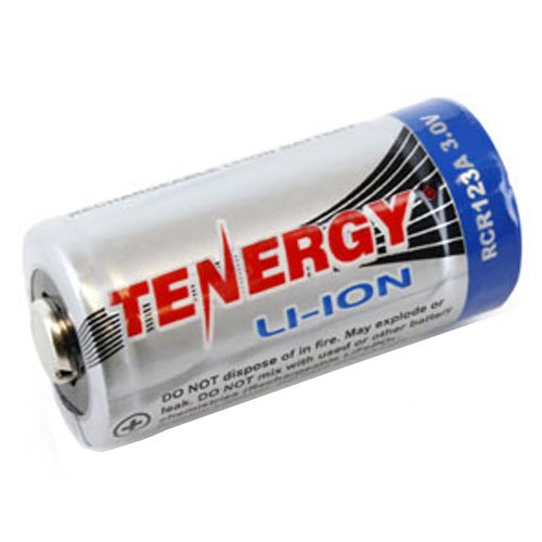 Tenergy Li-ion RCR123A 600mAh Battery-10pack