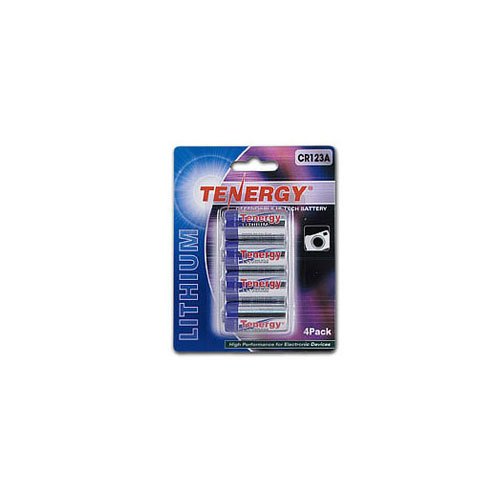 Tenergy Propel CR123A Lithium Battery W/PTC Protection - 4 Pack