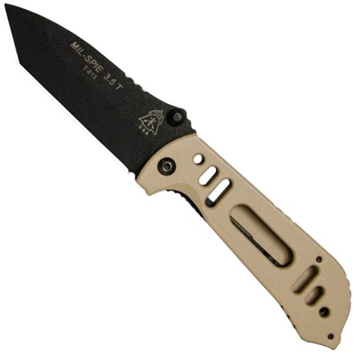 TOPS Mil-Spie 3.5 Inch Tanto Blade Folding Knife