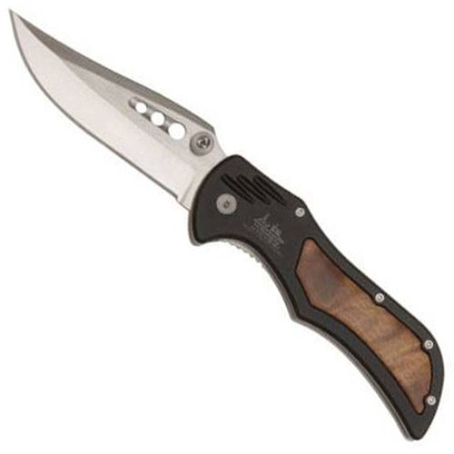 Gil Hibben Tailwind Burlwood Inlays Handle Folding Knife
