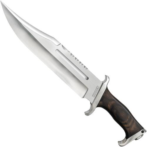 Hibben III Bowie Knife Replica: Wood. Authentic design. Get it at Gorillasurplus.com.