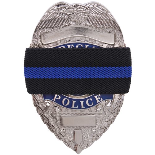 Ultra Force Thin Blue Line Mourning Band