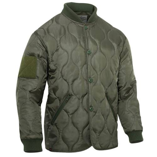 Quilted Woobie Jacket - Olive Drab