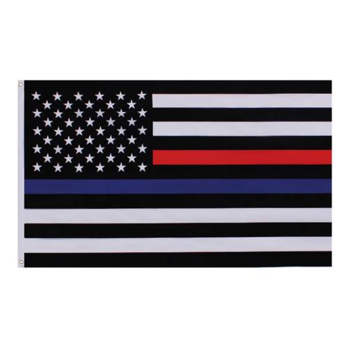 Ultra Force Thin Blue and Thin Red Line Flag