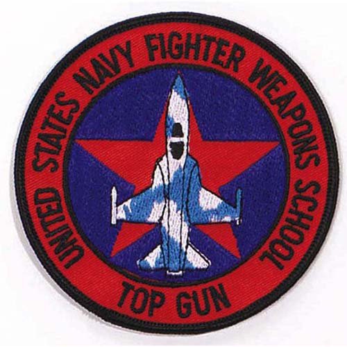 Ultra Force US Fighter 4 Inch School Top Gun Patch