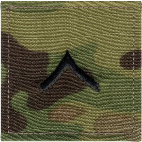 Official U.S. Made Embroidered Rank Insignia - Private