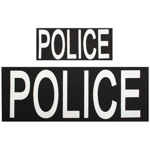 Police Patch Set of Two