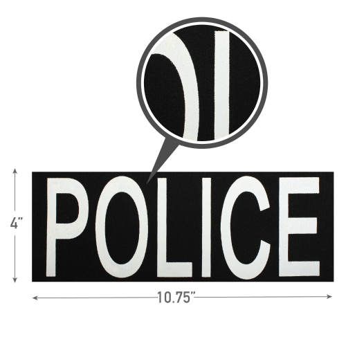 Ultra Force Police Patch W/ Hook Back