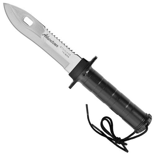 Deluxe Adventurer Survival Fixed Knife w/ Kit