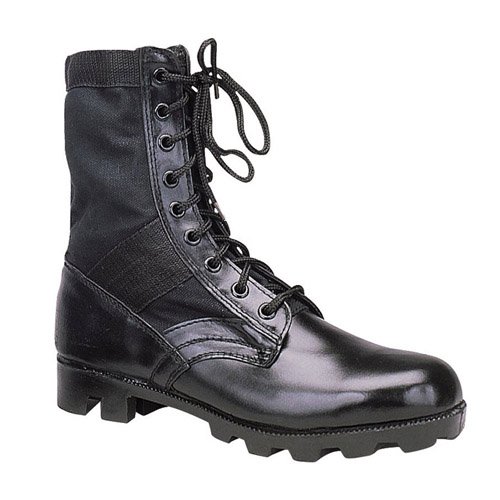 G.I. Type Steel Toe Jungle Boot - Black