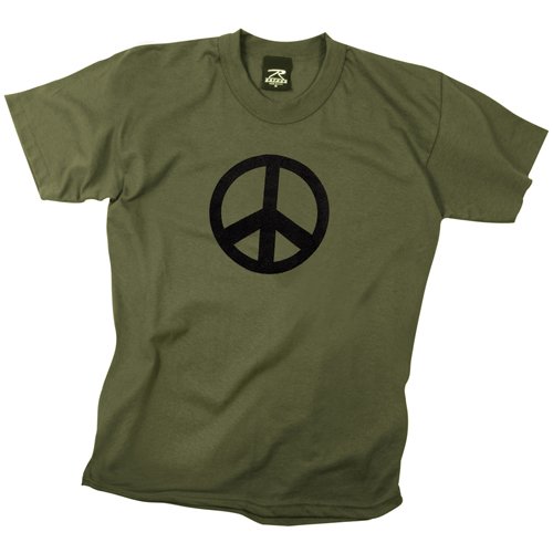 Ultra Force Mens Peace Sign T-Shirt