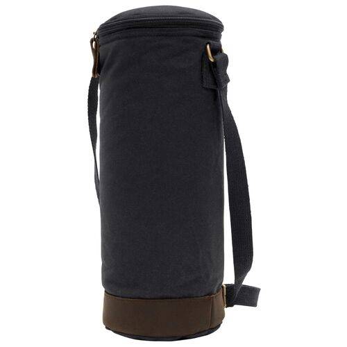 Waxed Canvas Beverage Carrier Tote Bag