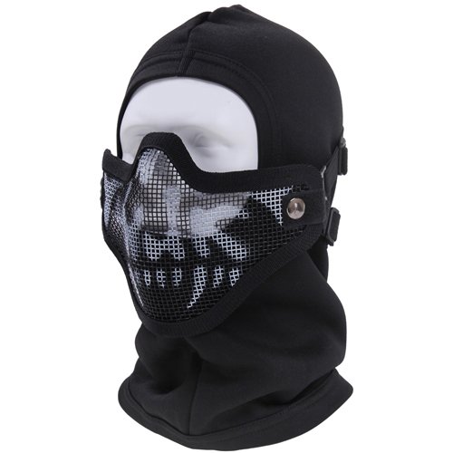 Bravo Tac Gear Strike Steel Skull Half Face Mask