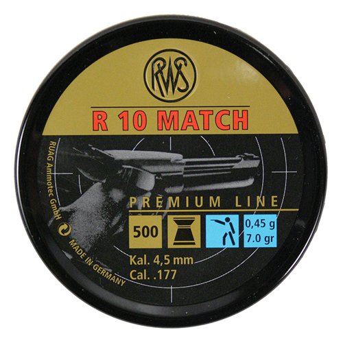 RWS R10 Match Competition 500pc Pellets - .177 Cal