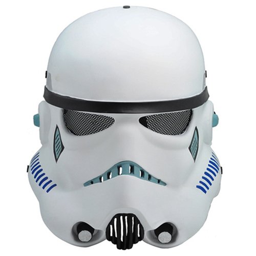 Metal Mesh Star Wars White Pawns Fiberglass Full Face Mask